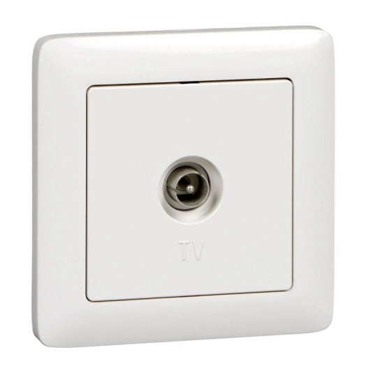 Розетка телевизионная оконечная TV СП Хит бел. SE RAT-1S3-B