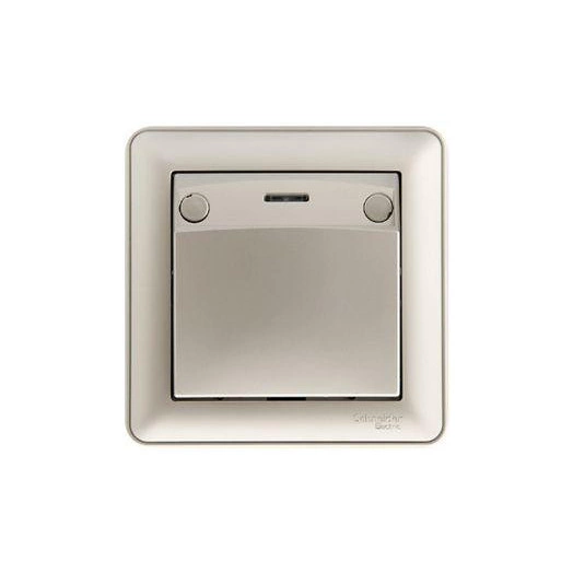 Выключатель карточный СП W59 16А IP20 220В с индикацией без задержки откл. в сборе шампань SE VS616-051-48