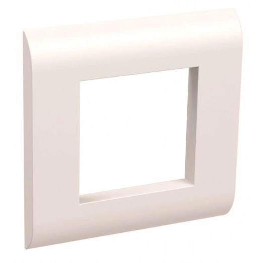 Рамка установочная под 45х45 2мод. для коробок КМКУ бел. IEK CKK-40D-RK2-K01