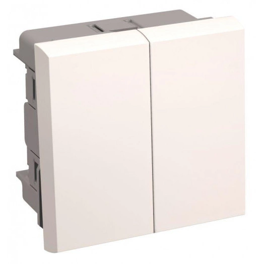 Переключатель проходной 2-кл. 2мод. Праймер 10А IP20 ВК4-22-00-П бел. IEK CKK-40D-PD2-K01