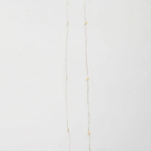 Гирлянда светодиодная "Роса" с крупными каплями 2м 20LED тепл. бел. 0.1Вт IP20 элементы питания 2хCR2032 (в компл.) Neon-Night 302-006