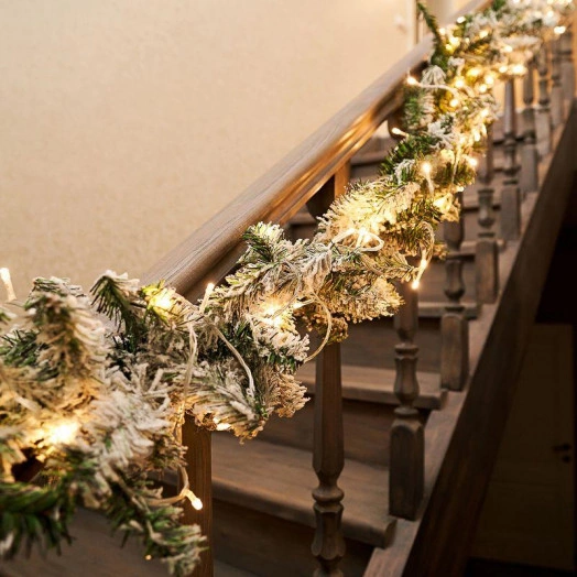 Гирлянда "Твинкл Лайт" 20м 160LED тепл. бел. провод ПВХ прозр. Neon-Night 303-306