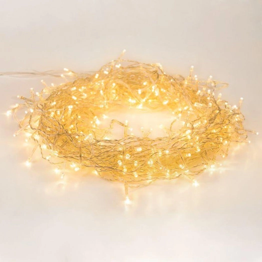 Гирлянда "Твинкл Лайт" 20м 160LED тепл. бел. провод ПВХ прозр. Neon-Night 303-306