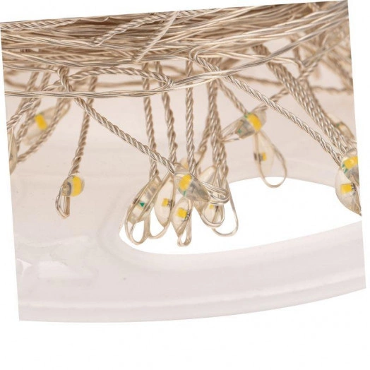 Гирлянда роса "Фейерверк" с контроллером 10м 250 LED теплый бел. на катушке Neon-Night 303-436