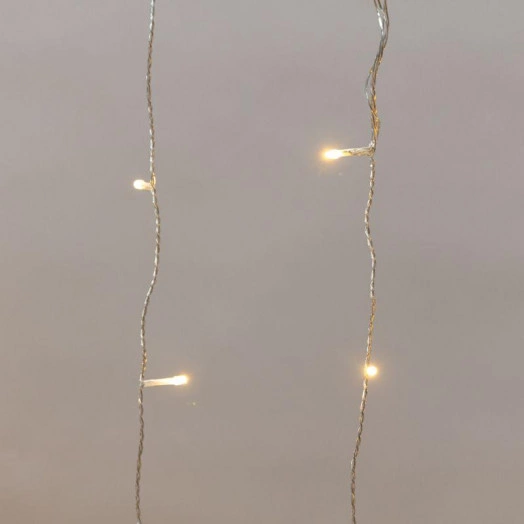 Гирлянда "Дождь" светодиодный 2х3м эффект мерцания прозр. провод IP44 230В диоды теплые бел. 300 LED Neon-Night 235-556