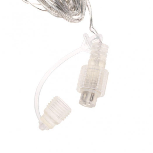 Гирлянда "Дождь" светодиодный 2х3м эффект мерцания прозр. провод IP44 230В диоды теплые бел. 300 LED Neon-Night 235-556