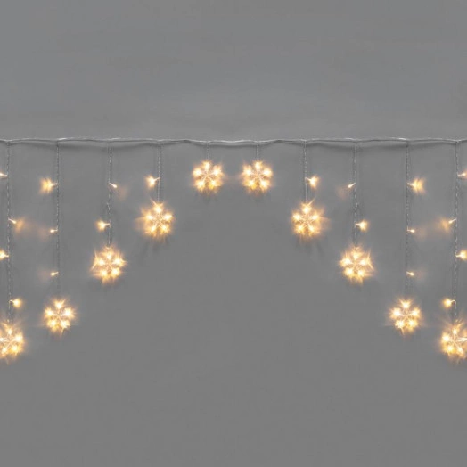 Гирлянда "Арка" со звездами 2.5х1.2м 136 LED с контроллером 8 режимов 230В теплый бел. Neon-Night 255-076