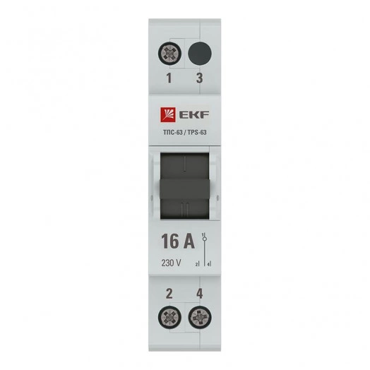 Переключатель трехпозиционный ТПС-63 1P 16А PROxima EKF TPS116