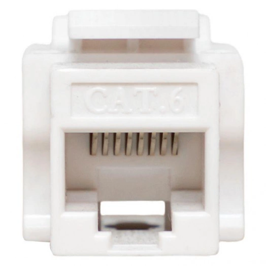 Модуль Keystone кат.6 RJ-45 неэкранированный 110 IDC 90град. бел. TeraLINK PRO EKF TRP-KSTN-90D-6UTP-WH