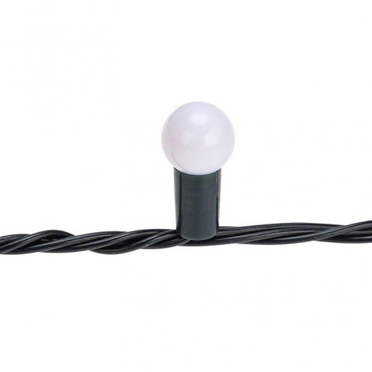 Гирлянда "Мультишарики" 20м 200 LED диаметр 15мм IP44 зел. провод свечение мульти (RG/RB) мигание 230В Neon-Night 303-609