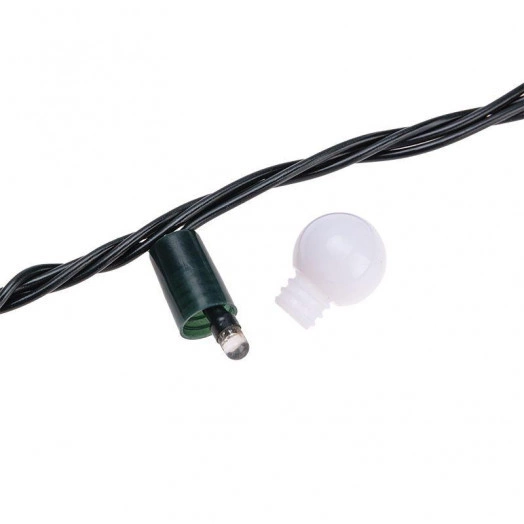 Гирлянда "Мультишарики" 20м 200 LED диаметр 15мм IP44 зел. провод свечение мульти (RG/RB) мигание 230В Neon-Night 303-609