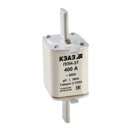 Вставка плавкая ППН 37 40А X3 габарит 2 УХЛ3 КЭАЗ 111388