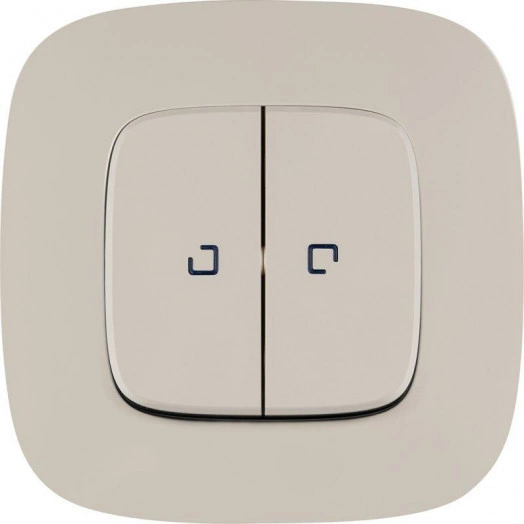 Переключатель 2-кл. СП Valena Allure 10А IP20 250В 10AX с подсветкой с лицев. панелью механизм сл. кость Leg 752809