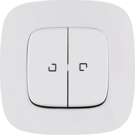 Переключатель 2-кл. СП Valena Allure 10А IP20 250В 10AX с подсветкой с лицев. панелью механизм бел. Leg 752709