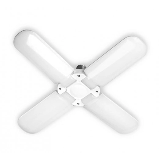 Лампа светодиодная PPG T95-4p AGRO 36Вт FR E27 4 лепестка с поворотом 90град. для растений красн.650нм/син.450нм JazzWay 5043350