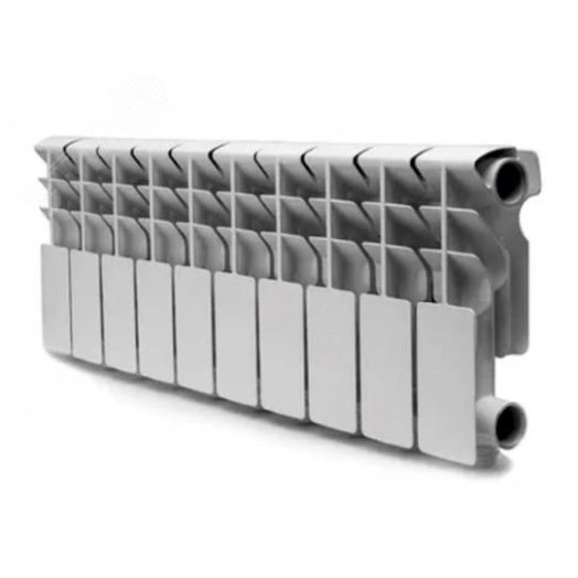 Радиатор алюминиевый секционный 200/100/10 боковое подключение