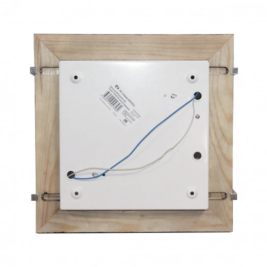 Светильник Полесье 300х300 НПБ 09-2х40-001 М94 белый корпус венге держатель хром ИУ