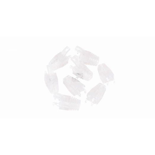 Защитный колпачок, диаметр 6,5мм, с защитой защелки, прозрачный, 100шт