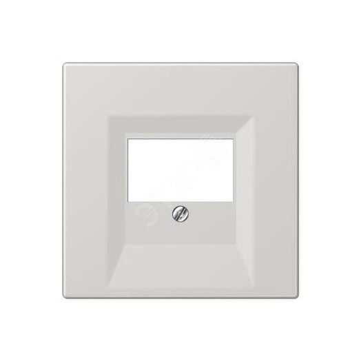 Накладка для USB розетки (ТАЕ гнезда)  Серия LS990  Материал- термопласт  Цвет- светло-серый