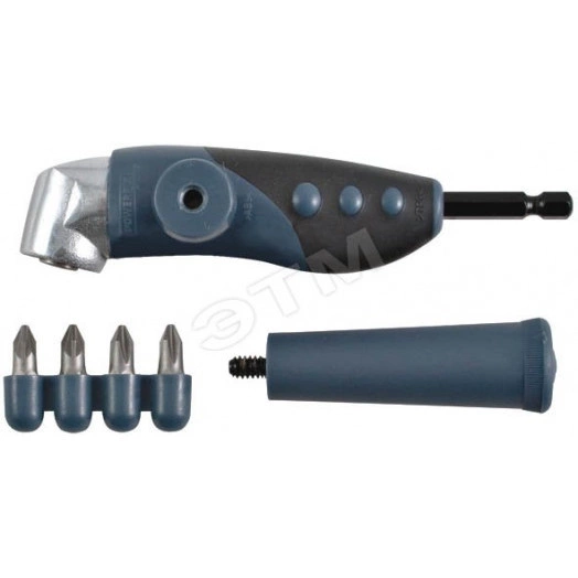 Адаптер угловой металлический прорезиненный 45 градусов