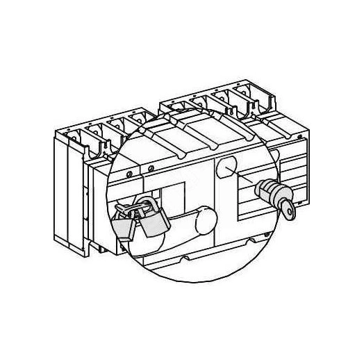 Аксессуар для встроенного замка моноблочного ввода резервов