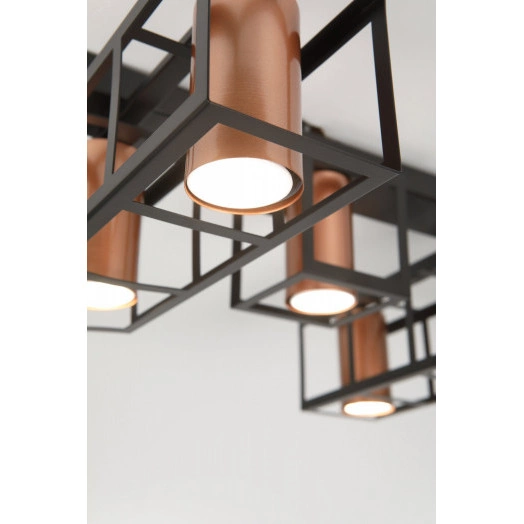 Светильник потолочный Rivoli Raffaela 5082-305 5 * GU10 25 Вт накладной для натяжных потолков лофт - кантри