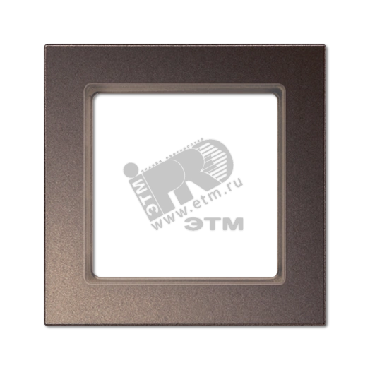 Рамка 1-я для горизонтальной/вертикальной установки  Серия- ACreation  Материал- дуропласт  Цвет- мокко
