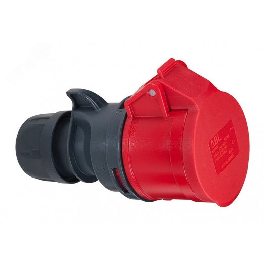 Кабельная розетка 5Р 32А 400V IP44, 6ч