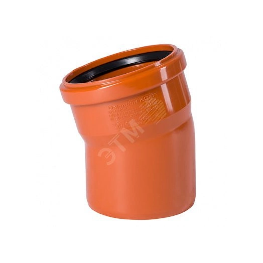 Отвод наружной канализации 200х15 град.