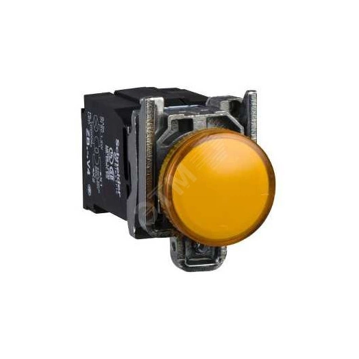 Лампа сигнальная оранжевая встраиваемая светодиод