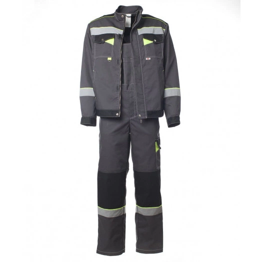 Костюм Корвет с СОП куртка ткань, полукомбинезон летний цвет темно-серый,черный,лимон 52-54,104-108, 170-176