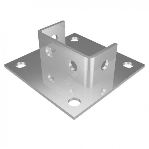 Основание одноканальное для двойного страт-профиля 41*82