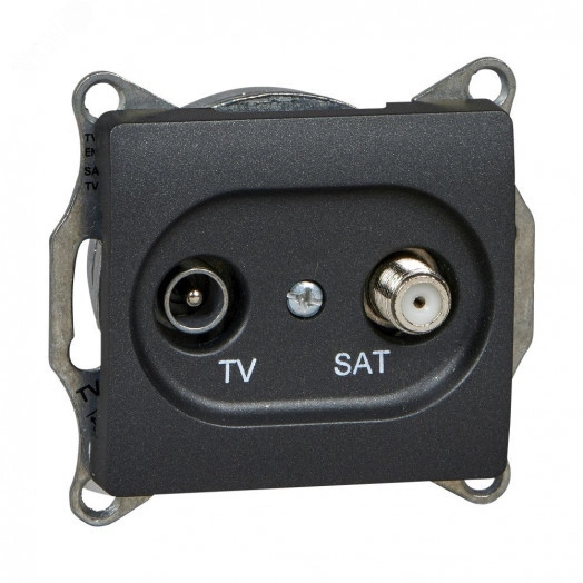 Розетка GLOSSA TV-SAT оконечная 1DB механизм