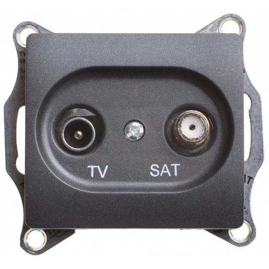 Розетка GLOSSA TV-SAT оконечная 1DB механизм