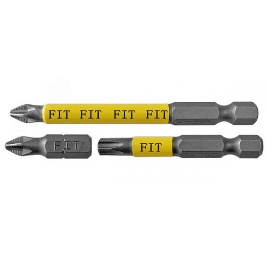 Биты кованые сталь S2 односторонние 50 мм PH2 Профи 2 шт блистер