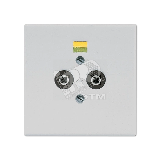 Розетка штепсельная для выравнивания потенциалов  светло-серая