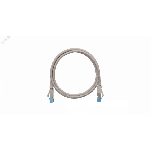Шнур S/FTP 4 пары Кат.6 2хRJ45/8P8C T568B 7х0165мм PVC серый 3м