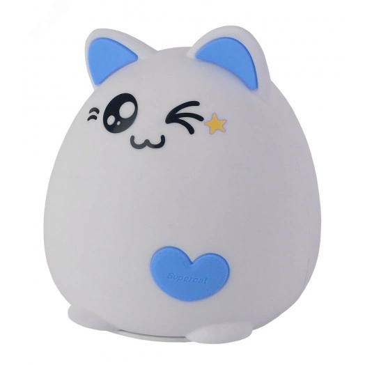 Светильник настольный  NLED-413-1W-BU белый с синим ЭРА