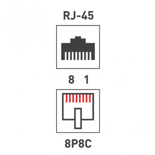 Переходник сетевой LAN гнездо 8Р8С (RJ-45)-гнездо 8Р8С (RJ-45) Rexant 06-0111-A