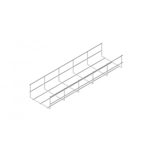 Лоток проволочный 500х85 L3000 сталь 4мм PL85-500-3000 оцинк. КМ LO0228