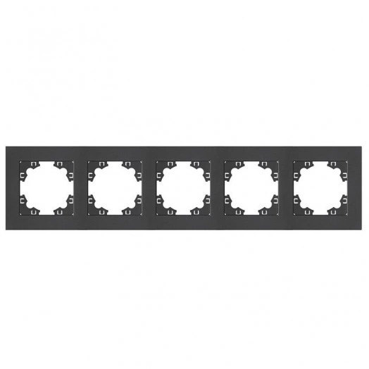 Рамка 5-м Афина универс. графит Universal A1042-Gr