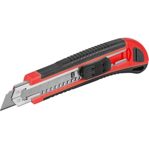 Нож 80 915 OHT-Nv07-18 (выдвижной кассетный 18мм) ОНЛАЙТ 80915