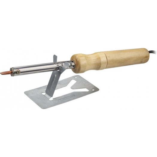 Паяльник 80 842 OSE-Pes01-30W-CP (дерево; клин прямой) ОНЛАЙТ 80842