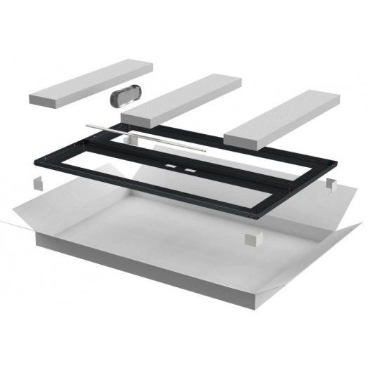 Дверь двустворчатая для шкафа LINEA N 28U 800мм перфорир. черн. ITK LN05-28U8X-D2P