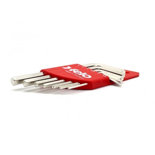 Набор ключей шестигранных Г-образ. короткие 7шт HEX 1.5-6.0мм Felo 34500711