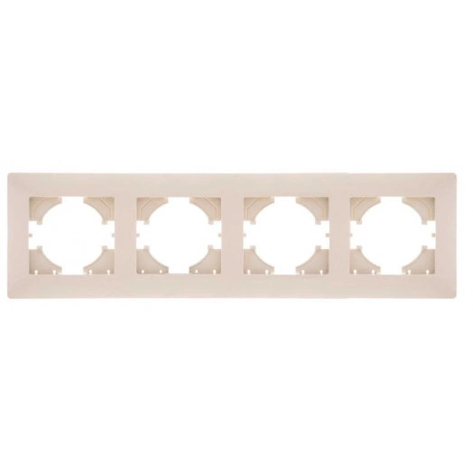 Рамка 4-м Bravo беж. GUSI С1040-003