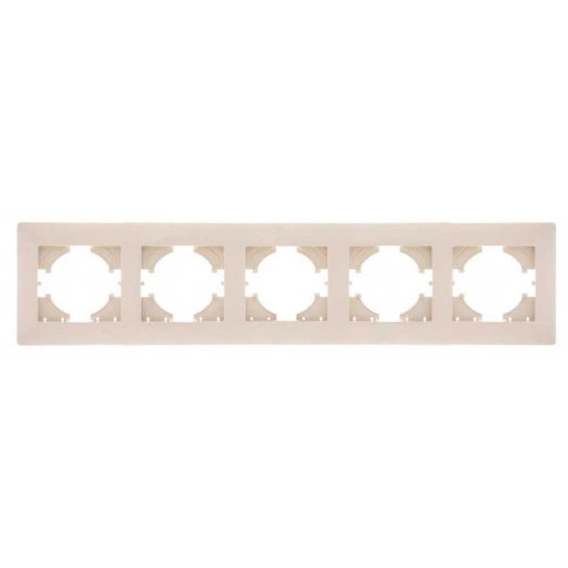 Рамка 5-м Bravo беж. GUSI С1050-003