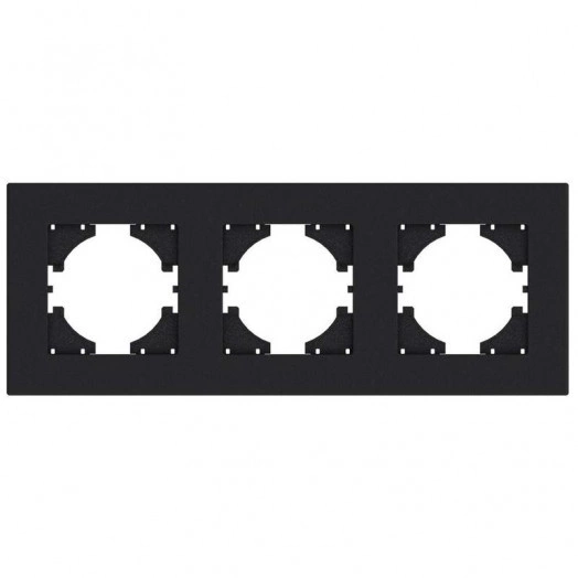 Рамка 3-местн. City графит GUSI С1113-010