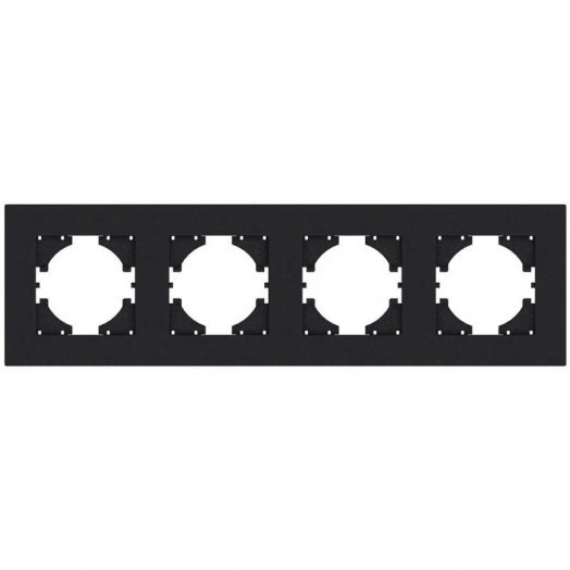 Рамка 4-местн. City графит GUSI С1114-010