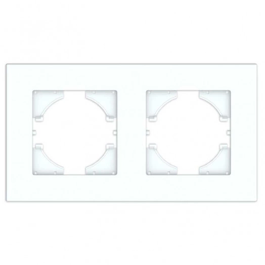 Рамка 2-местн City бел. GUSI С1112-001